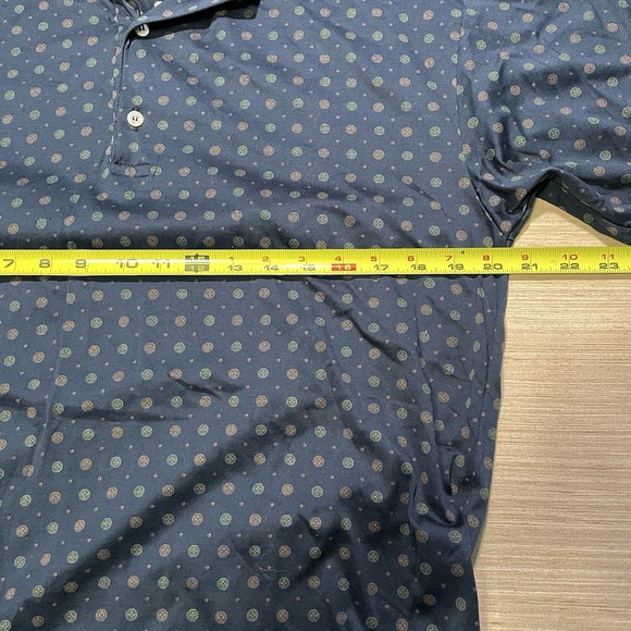 Hickey Freeman Bobby Jones Collection Polo Made In Italy Short Sleeve Size M - Picture 7 of 11